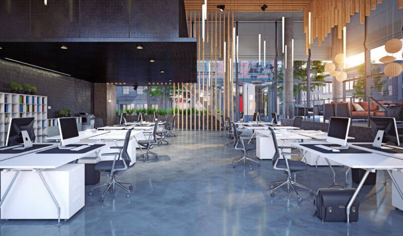 modern office interior,